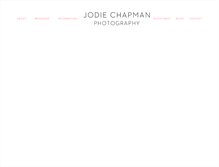 Tablet Screenshot of jodiechapman.com